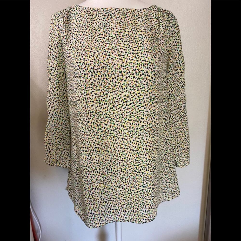The limited petite multicolor blouse